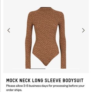 NEW SOLDOUT FENDI SKIMS LEOTARD